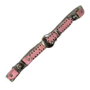 Pink Sparkle Silver Mesh Barbie Belt Size 34